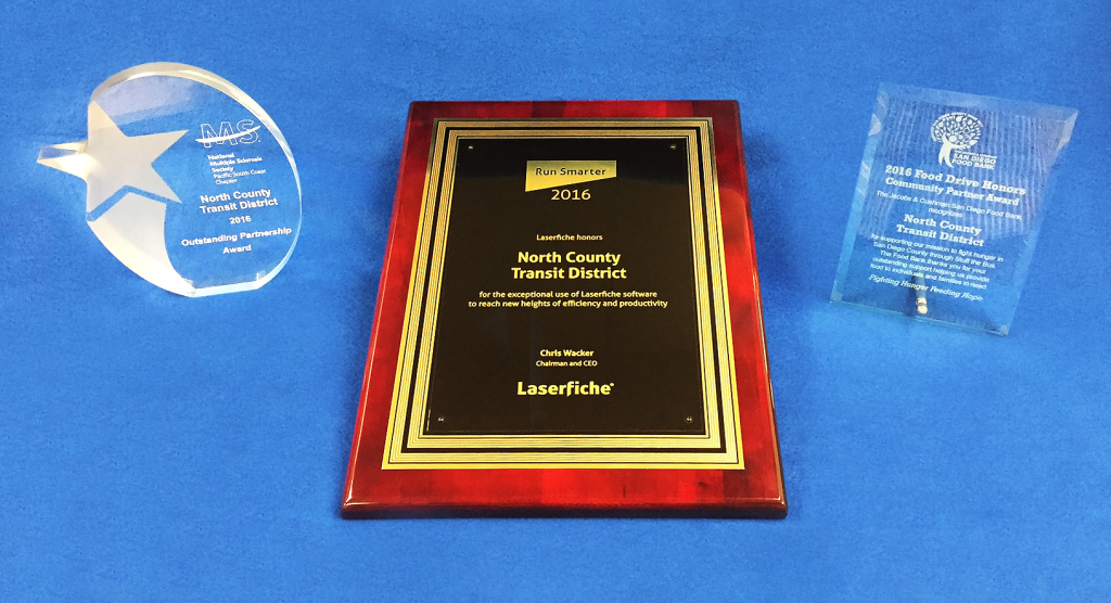 NCTD receives multiple awards.