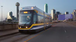 Brookville worked with DART for the Dallas Streetcar - which had to travel without catenary across the historic bridge.