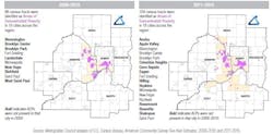 Recent changes in Twin Cities regions area of concentrated poverty.