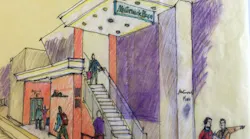 Rendering of McCormick Place station.