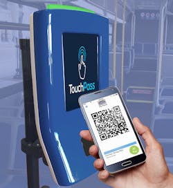 Delerrok's TouchPass is a cloud-based electronic fare collection offered as a subscription service. Delerrok's TouchPass is a cloud-based electronic fare collection offered as a subscription service.