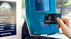 TouchPass Reader on RVTD bus.