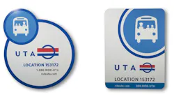 UTA's new bus signs.
