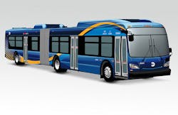 Rendering of the new MTA buses. Rendering of the new MTA buses.