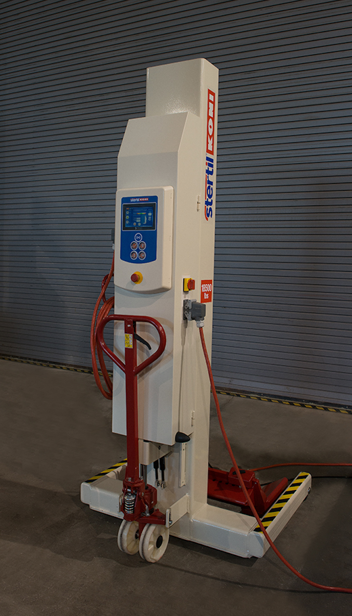 Stertil Koni Battery Operated Cabled Mobile Column Lifts With Touch Screen Control Technology Now Shipping Mass Transit