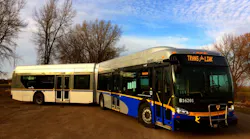 Articulated hybrid buses.