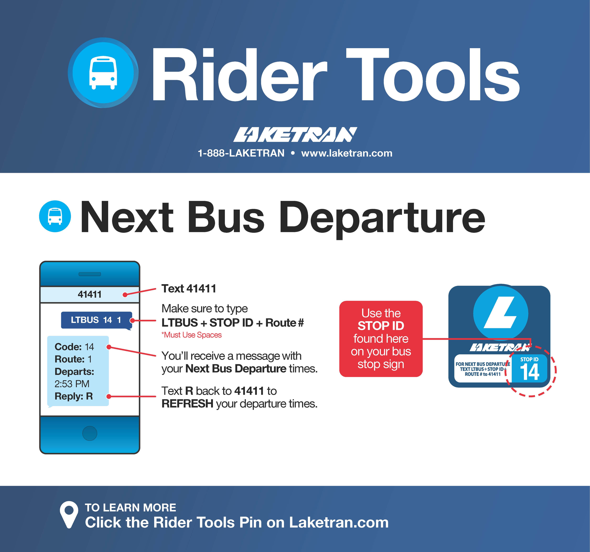 Laketran&rsquo;s &ldquo;Adventures in Commuting&rdquo; campaign.