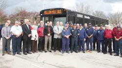 To celebrate this special milestone, representatives from the St. Clair County Transit District, Federal Transit Administration, the City of St. Louis, Cummins and Gillig joined Metro and Bi-State Development (BSD) leadership and employees in Belleville, Illinois on March 30.