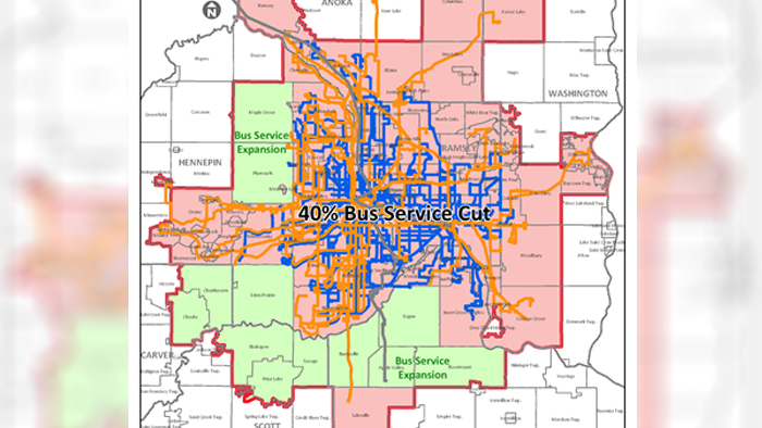 Bus service impacts.