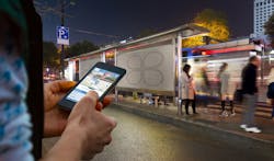 Access to the transport application thanks to beacon. Access to the transport application thanks to beacon.