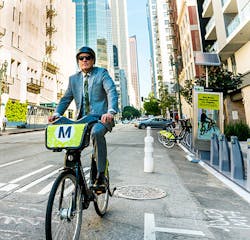 Metro's bikeshare business program. Metro's bikeshare business program.