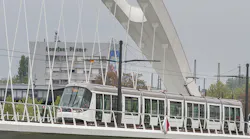 The cross-border tramway between France and Germany.