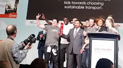 Joint first place winners of the Hackathon.