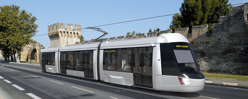 Avignon tramway.