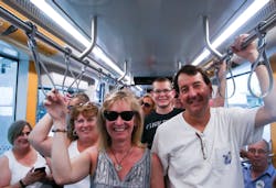 Cincinnati Bell Connector hits 500,000 rides. Cincinnati Bell Connector hits 500,000 rides.