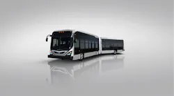 BYD 60-foot articulated battery-electric buses.