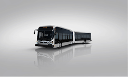 BYD 60-foot articulated battery-electric buses. BYD 60-foot articulated battery-electric buses.