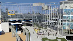 Jacksonville Regional Transportation Center rendering.