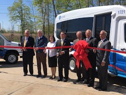 Officials from Laketran, the regional public transportation system in Lake County, Ohio, elected officials, and community representatives gathered on May 9. Officials from Laketran, the regional public transportation system in Lake County, Ohio, elected officials, and community representatives gathered on May 9.