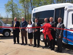 Officials from Laketran, the regional public transportation system in Lake County, Ohio, elected officials, and community representatives gathered on May 9.