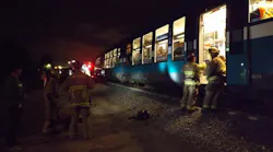 Emergency rail simulation.