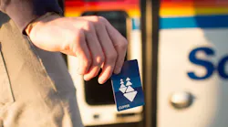 Clipper fare card.