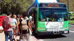 Student riders on Omnitrans bus.