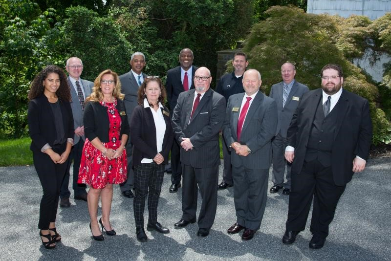 Front Row, left to right: Caia Coffee, Administrative Assistant; Sandy Wobbleton, Calvert County; Karen Bode, Baltimore County; Ron Skotz, RTA; Gary Blazinsky, Harford Transit LINK; John Duklewski, Executive Director.