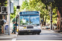 TriMet bus. TriMet bus.