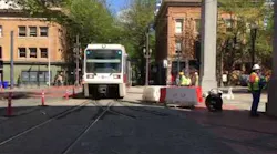 TriMet's Test Train on 11th Morrison