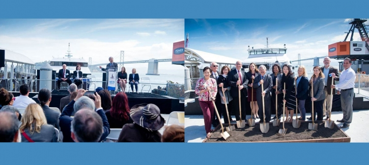 The groundbreaking was attended by more than 75 civic, government and business officials.