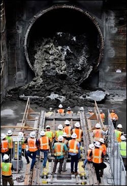 Angeli the tunnel boring machine. Angeli the tunnel boring machine.
