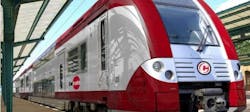 Rendering of new Caltrain Electrical Multiple Unit (EMU).