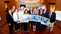 Foothill Gold Line press conference.
