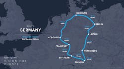 Germany route.