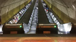 escalator replacement project at Woodley Park.