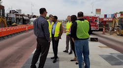 IndyGo visited ABQ&apos;s BRT line construction.