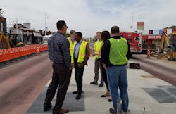 IndyGo visited ABQ's BRT line construction. IndyGo visited ABQ's BRT line construction.