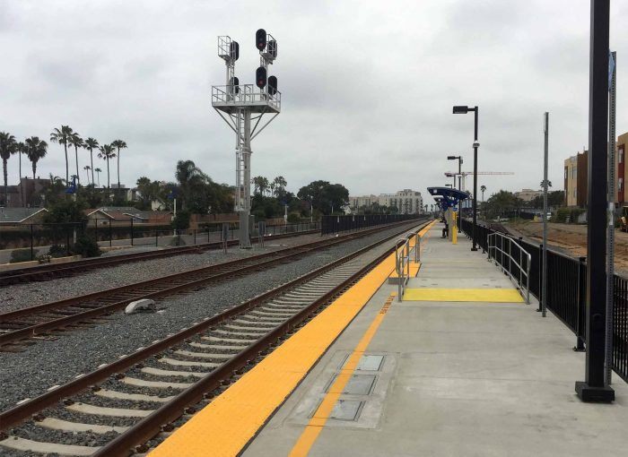 Oceanside Station Third Track.