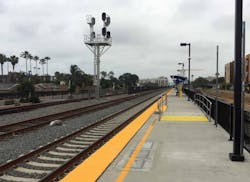 Oceanside Station Third Track. Oceanside Station Third Track.