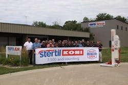 Stertil-Koni celebrates 7,500 lift made in the USA. Stertil-Koni celebrates 7,500 lift made in the USA.