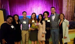 Barbara Laurenson, fourth from left, accepted the WTS Innovative Transportation Solutions Award on behalf of the 511 Regional Carpool Program. Also pictured: MTC’s Pierce Gould (second from right) and Lisa Klein (right). Barbara Laurenson, fourth from left, accepted the WTS Innovative Transportation Solutions Award on behalf of the 511 Regional Carpool Program. Also pictured: MTC’s Pierce Gould (second from right) and Lisa Klein (right).