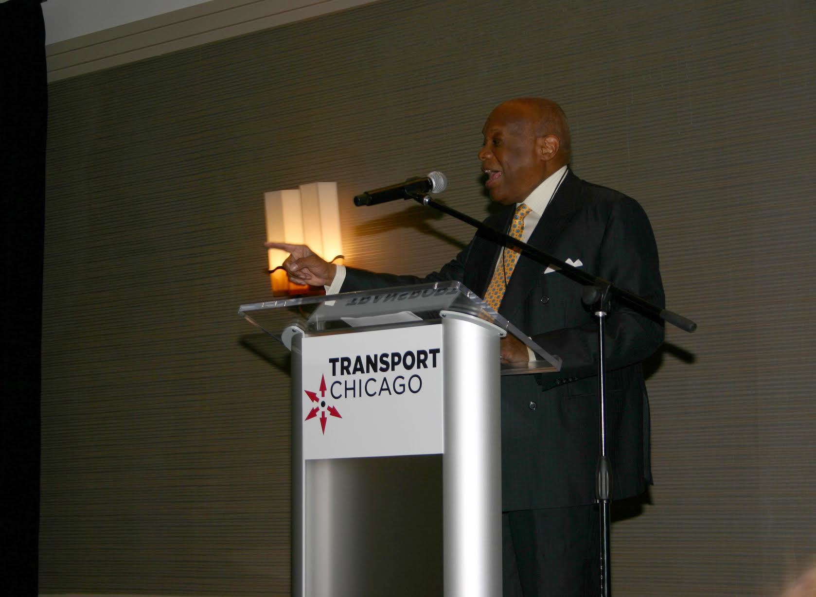 The keynote presentation from former two-time San Francisco Mayor Willie Brown noted how new public transportation was critical in the successful development of the University of California campus in the city and construction of AT&T Park, home of the Giants baseball team.