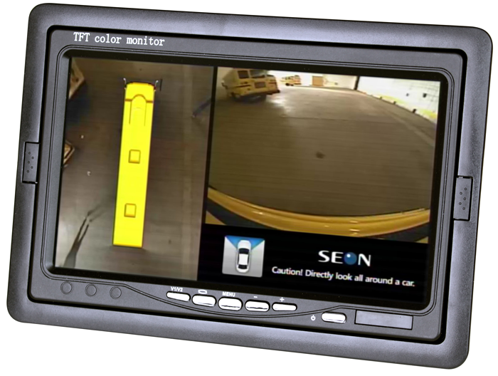 Seon's InView 360 is an around-vehicle monitoring system that eliminates blind spots by giving drivers a real-time 360-view around the vehicle.