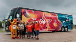 New Flyer Industries Canada ULC and Motor Coach Industries have teamed up as the Official Transportation Sponsor of the 2017 Canada Summer Games. New Flyer Industries Canada ULC and Motor Coach Industries have teamed up as the Official Transportation Sponsor of the 2017 Canada Summer Games.