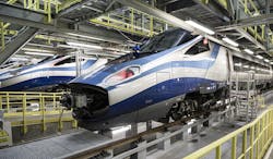 Pendolino trains. Pendolino trains.