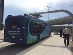 The trial is expected to deliver on-the-ground results that will prove the viability of electric buses in reducing greenhouse gas emissions from transportation sources even when sources of electricity are not purely hydro-electric or renewable in nature. The trial is expected to deliver on-the-ground results that will prove the viability of electric buses in reducing greenhouse gas emissions from transportation sources even when sources of electricity are not purely hydro-electric or renewable in nature.