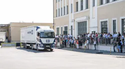 Autonomous Yard Maneuvering: At its Local Value Day in Munich, Knorr-Bremse demonstrated a semitrailer rig that can perform autonomous maneuvers in depots off the public roads.