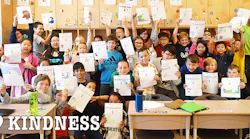 Kids kindness coloring sheets.