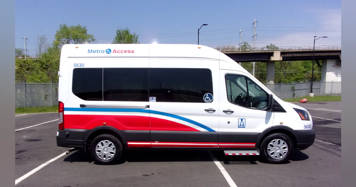 DC: MetroAccess Adding More Than 200 New Paratransit Vans to Fleet ...